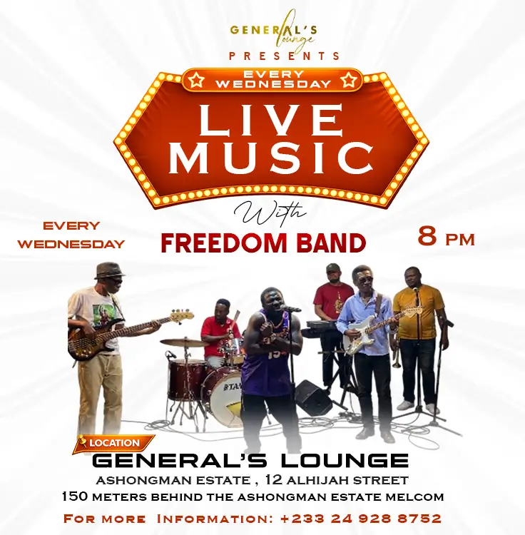 Generals Lounge live band by Freedom Band